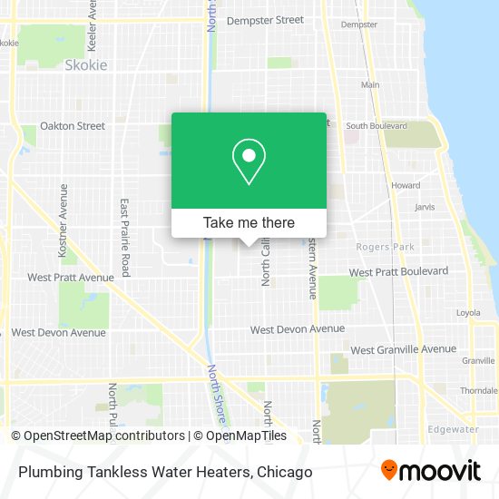 Mapa de Plumbing Tankless Water Heaters