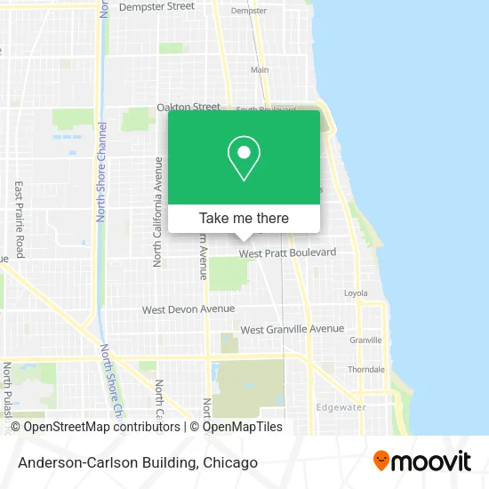 Anderson-Carlson Building map