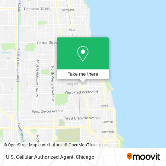 U.S. Cellular Authorized Agent map