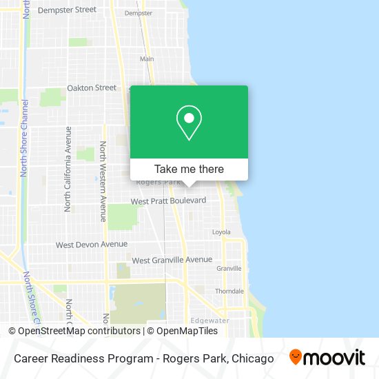 Career Readiness Program - Rogers Park map