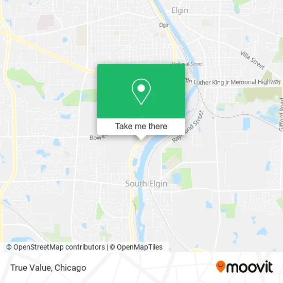 True Value map