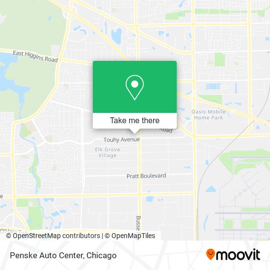 Mapa de Penske Auto Center