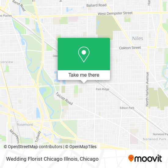 Mapa de Wedding Florist Chicago Illnois