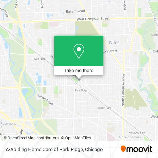 A-Abiding Home Care of Park Ridge map