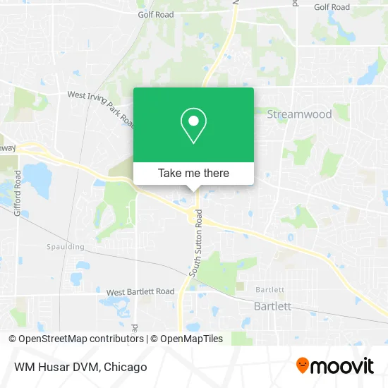 WM Husar DVM map