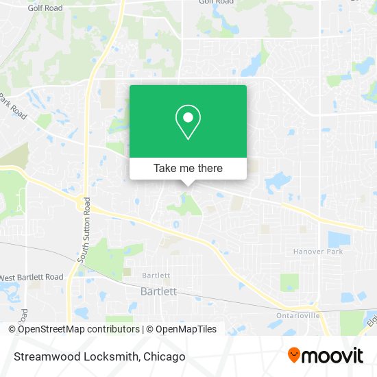 Streamwood Locksmith map