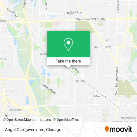 Angel Caregivers, Inc map