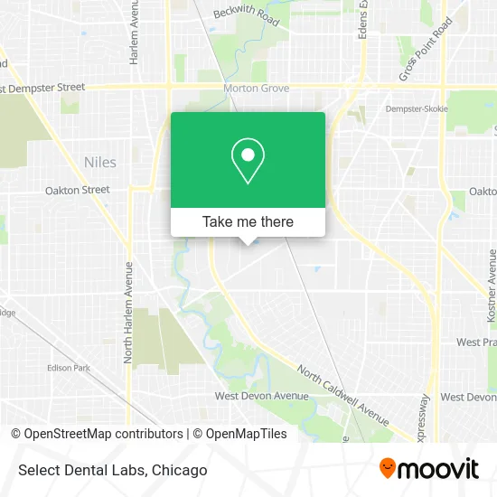 Select Dental Labs map