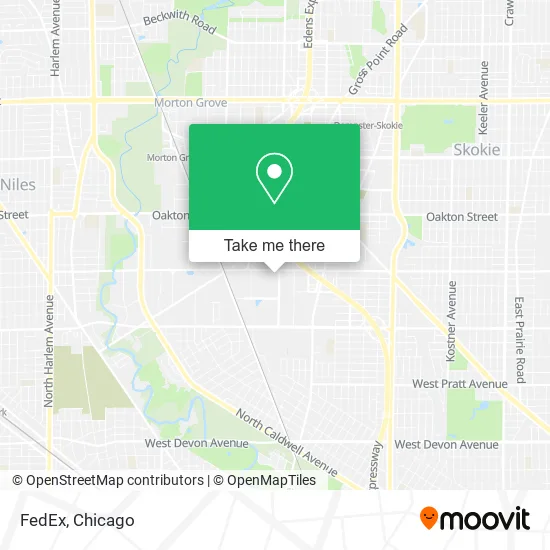 Mapa de FedEx