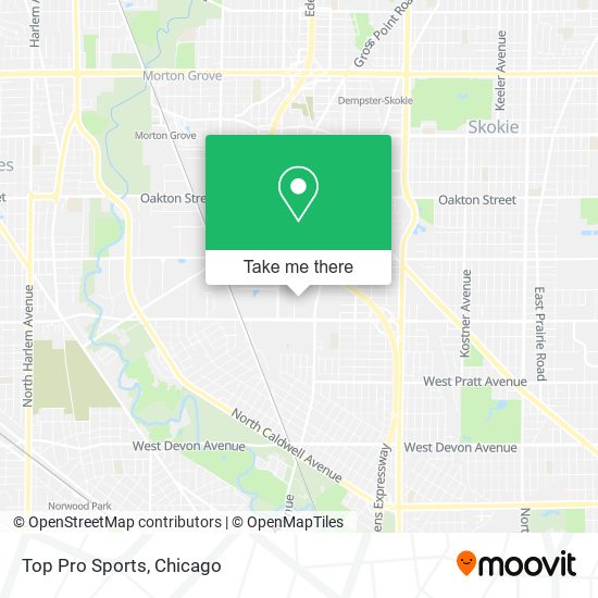 Top Pro Sports map