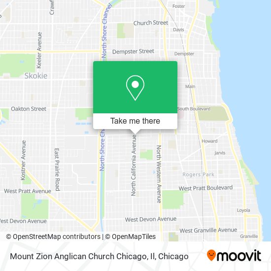 Mount Zion Anglican Church Chicago, Il map