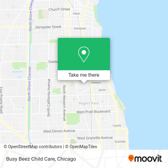 Busy Beez Child Care map