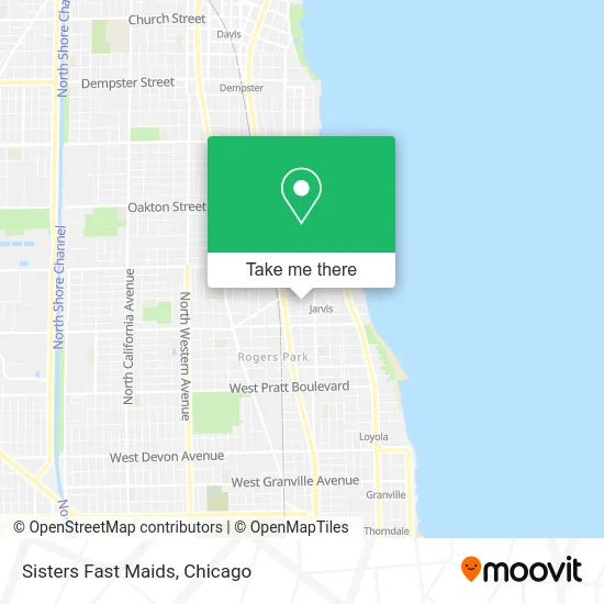 Sisters Fast Maids map