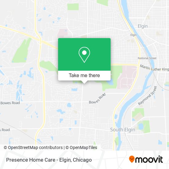 Mapa de Presence Home Care - Elgin