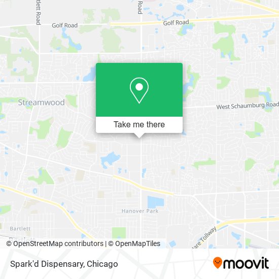 Spark'd Dispensary map