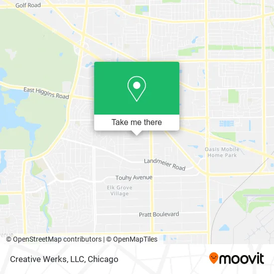 Mapa de Creative Werks, LLC