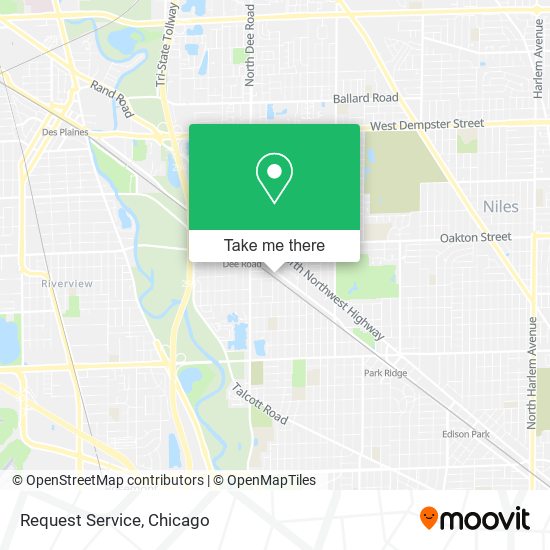 Request Service map