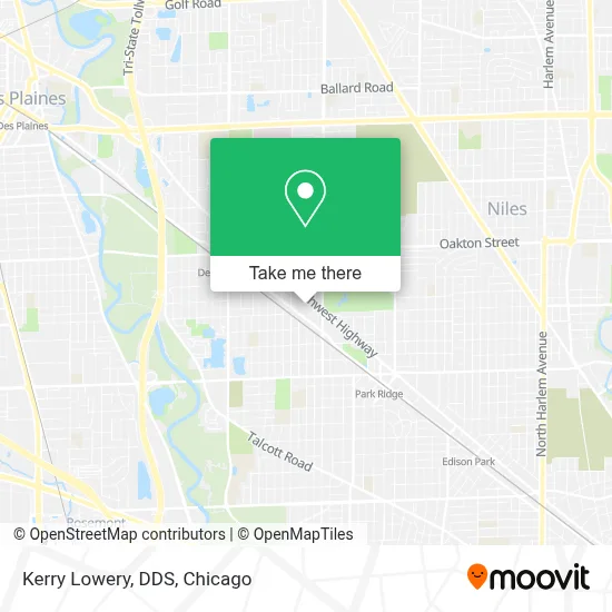 Kerry Lowery, DDS map