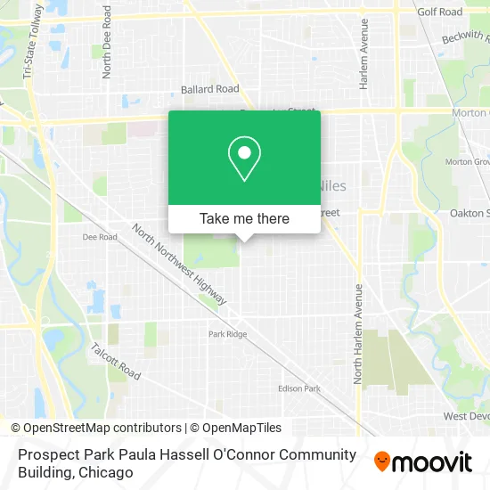 Prospect Park Paula Hassell O'Connor Community Building map