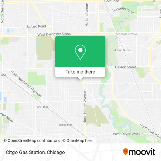 Citgo Gas Station map