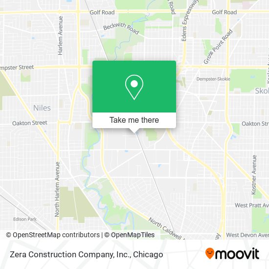 Mapa de Zera Construction Company, Inc.