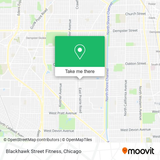 Blackhawk Street Fitness map