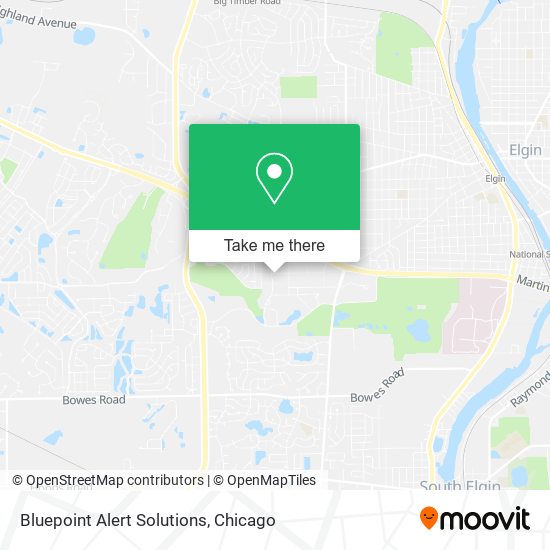 Mapa de Bluepoint Alert Solutions