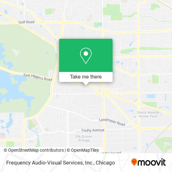 Frequency Audio-Visual Services, Inc. map