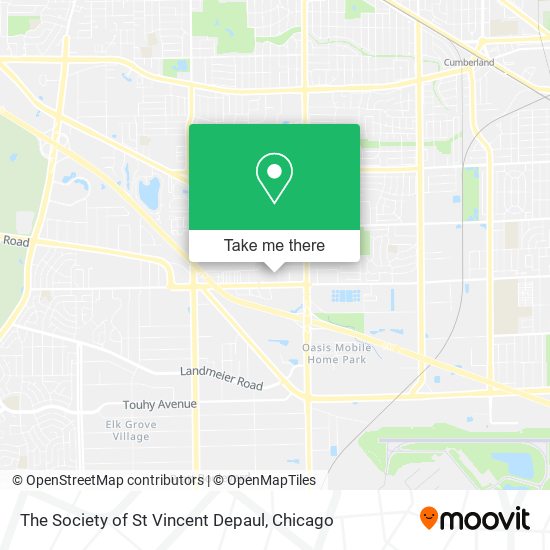 Mapa de The Society of St Vincent Depaul