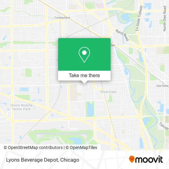 Lyons Beverage Depot map