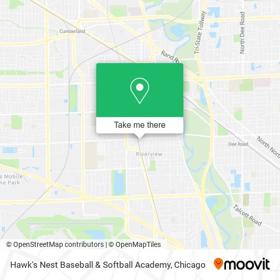 Hawk's Nest Baseball & Softball Academy map