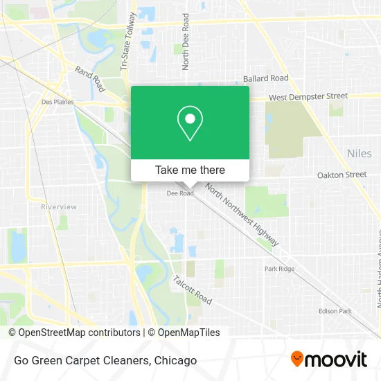 Go Green Carpet Cleaners map