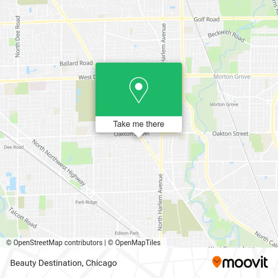 Beauty Destination map