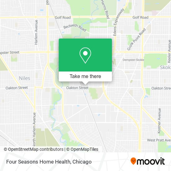 Four Seasons Home Health map