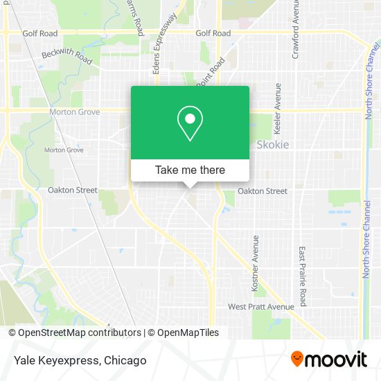 Yale Keyexpress map