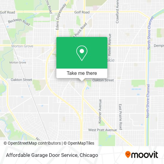 Affordable Garage Door Service map