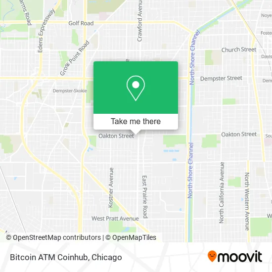 Bitcoin ATM Coinhub map