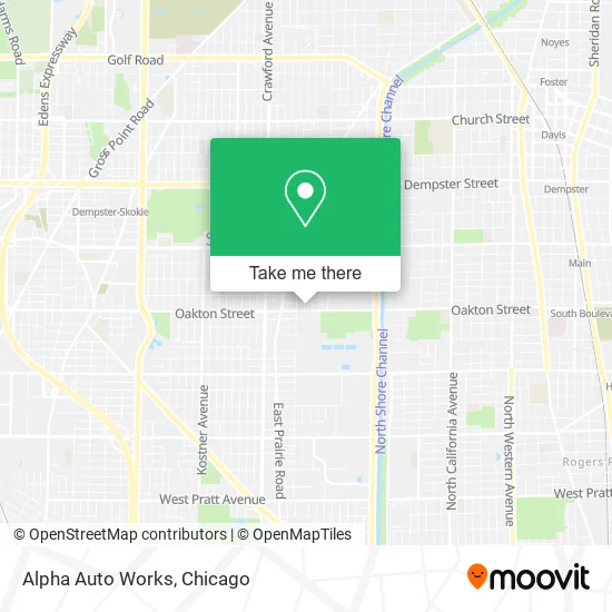 Alpha Auto Works map