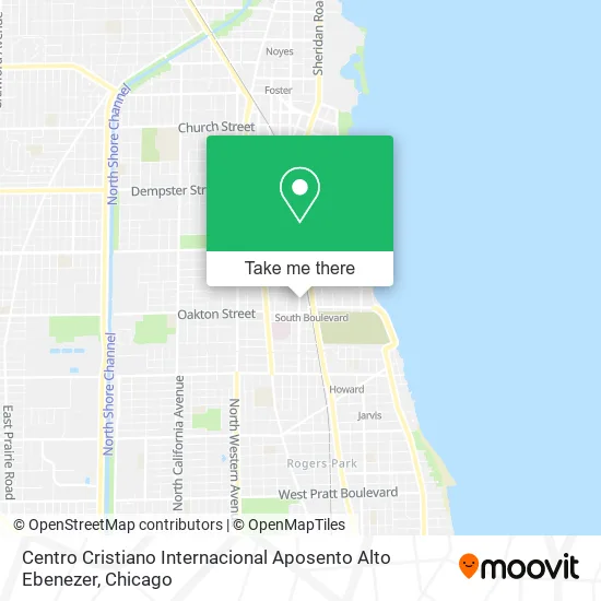 Mapa de Centro Cristiano Internacional Aposento Alto Ebenezer