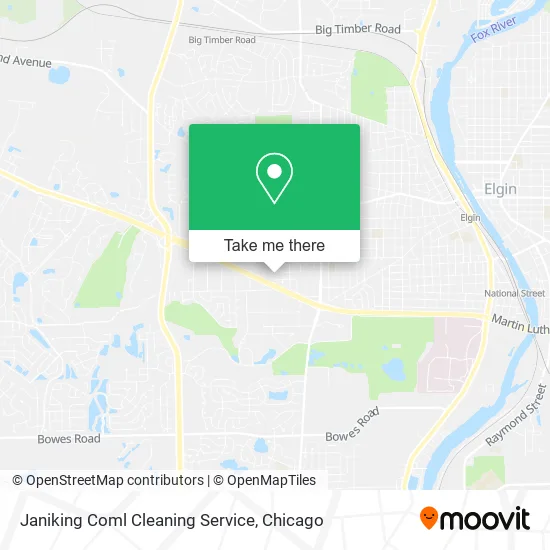 Mapa de Janiking Coml Cleaning Service