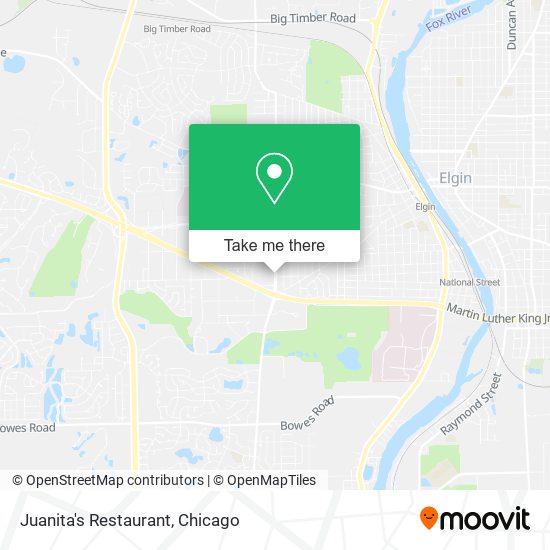 Mapa de Juanita's Restaurant