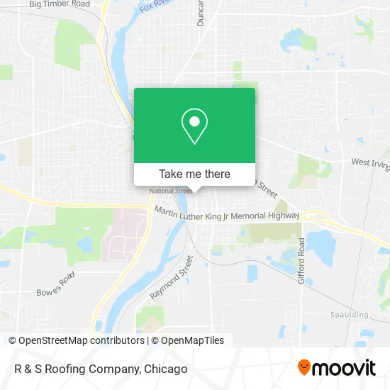 R & S Roofing Company map