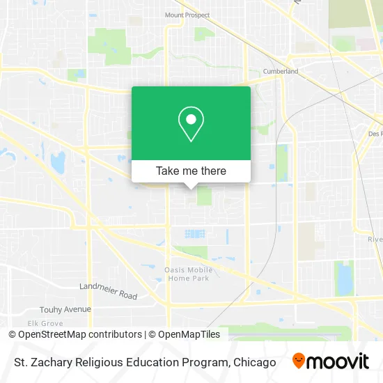 St. Zachary Religious Education Program map