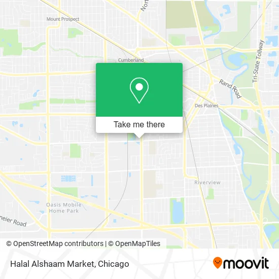 Halal Alshaam Market map