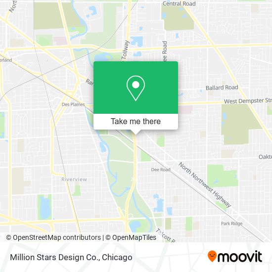 Mapa de Million Stars Design Co.