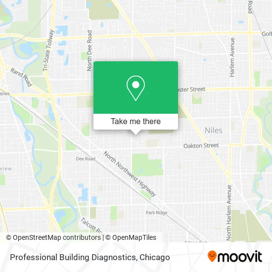Professional Building Diagnostics map
