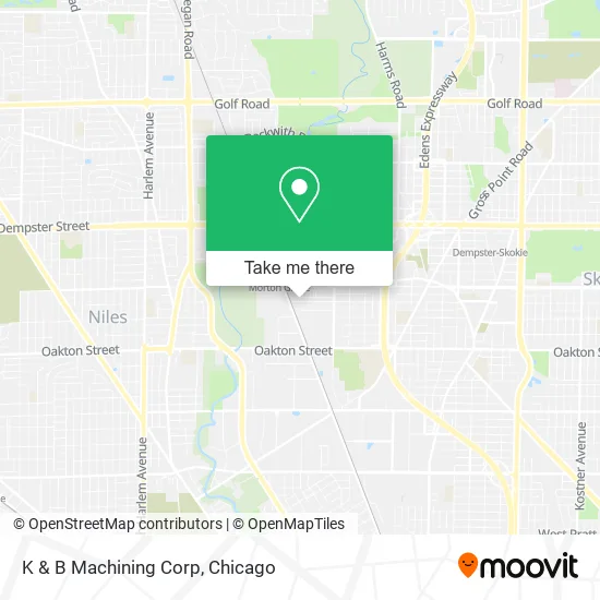 K & B Machining Corp map