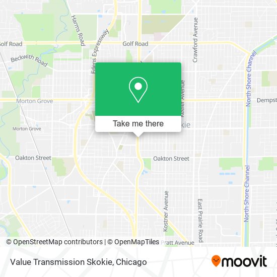 Value Transmission Skokie map