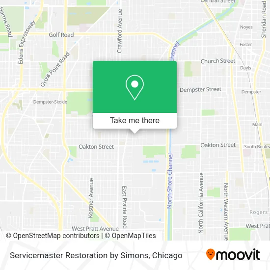 Servicemaster Restoration by Simons map