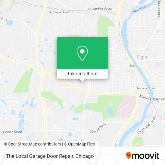 The Local Garage Door Repair map